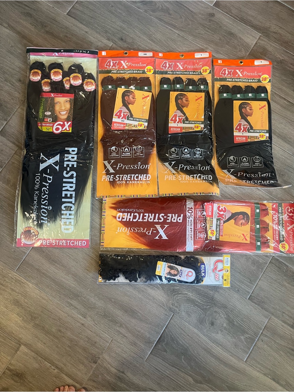 Pre-Stretched Synthetic Hair Braid 7-pack